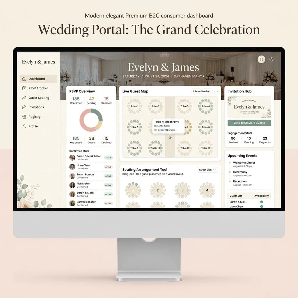 VowSuite: SaaS Planner Ecosystem gallery image 4